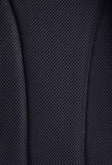 macro shot of black nylon mesh fabric
