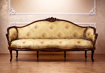 Luxury Interior. Carved Furniture