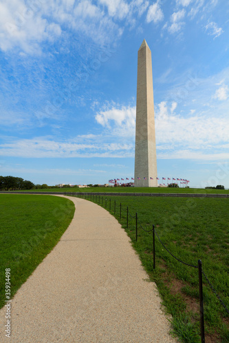 Fotografie, Obraz Washington Monument in the National Mall.