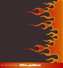 eps Vector image: Fire pattern