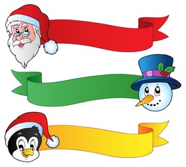 Sticker - Christmas ribbons collection 1