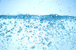 canvas print picture - Water bubbles