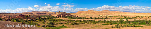Plakat na papierze fotorealistycznym Ait benhaddou, maroko