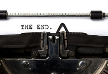 The End, Written On Old Typewriter