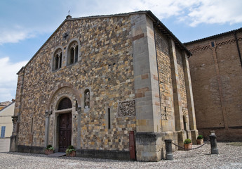 Parish church of Fornovo di Taro. Emilia-Romagna. Italy.