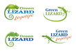 Logos with a lizard and chameleon