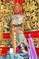 Wall Mural - China Xiamen Tianzhuyan temple Guardian