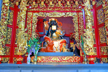 Wall Mural - China Xiamen Tianzhuyan temple Buddha