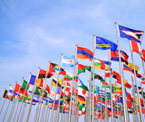 Fototapeta Most - The World Each Nation National flags