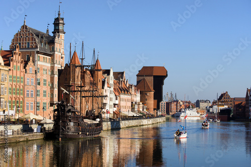 Obraz na płótnie canvas dwuczęściowy "dyptyk" Gdańsk w polsce