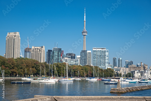 Fotoboard na płycie Toronto wysoki wzrost panoramę miasta cn wieża luksusowy kondominium