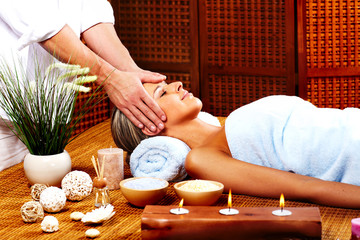 Canvas Print - Spa massage.