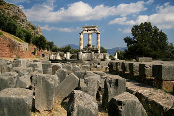 Wall Mural - ancient ruins of delphi