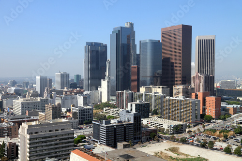 Naklejka samoprzylepna Dzielnica finansowa Los Angeles