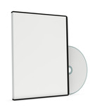 Fototapeta  - blank cd or dvd jewel case