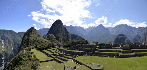 Board z aluminiowym obramowaniem Tarasy z machu pichu z huayna picchu