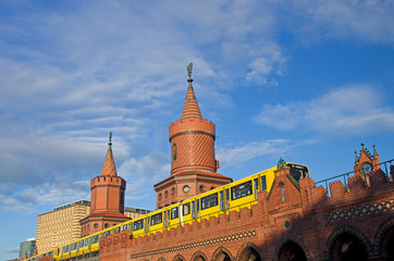 Wall Mural - berlin oberbaumbruecke summer