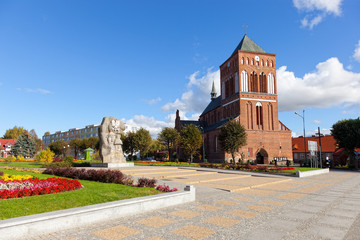 Old historic church in Swidwin