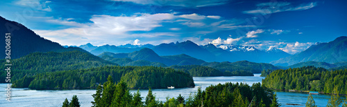 Fotomural Panoramic view of Tofino, Vancouver Island, Canada