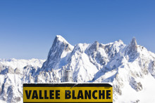 Vallee Blanche Signboard