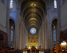 Historic Grace Cathedral Interior In San Francisco