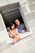© goodluz - In loved couple standing in their future house