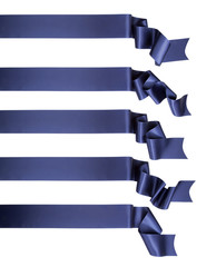 Wall Mural - blue ribbon banner collection