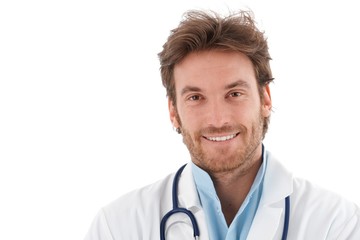 Wall Mural - Portrait of confident smiling doctor