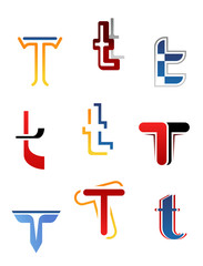 Sticker - Alphabet letter T