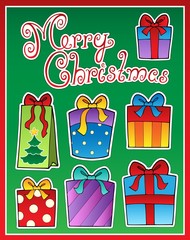 Poster - Christmas theme greeting card 2