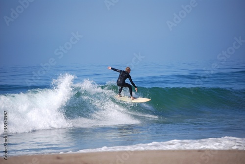 Fotoboard na płycie Surfer - malibù - california