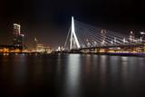 Fototapeta  - Erasmus Bridge at night