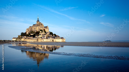 Board z aluminiowym obramowaniem Mont Saint Michel, Francja
