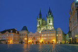 Fototapeta Psy - Prag Altenstätter Ring mit Teynkirche