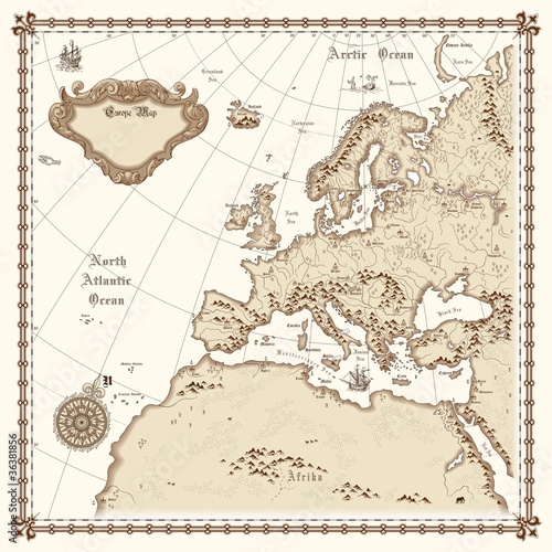 wektor-mapa-europy