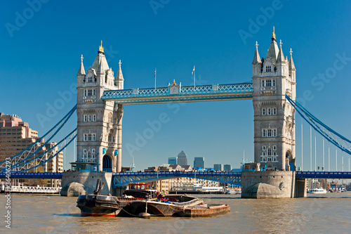 Plakat na papierze fotorealistycznym Tower Bridge, Londyn, Wielka Brytania