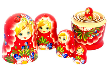 Wall Mural - Matryoshka family