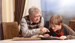 © Denizo - Portrait of a grandfather and grandson