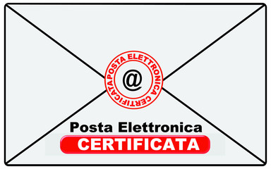 Wall Mural - Posta elettronica certificata