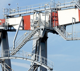 Wall Mural - detail dockside crane