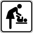 Wickelraum Baby wickeln Toilette WC Schild Zeichen Symbol
