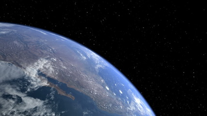 Wall Mural - earth moon 02