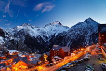 Ski Resort In Alps