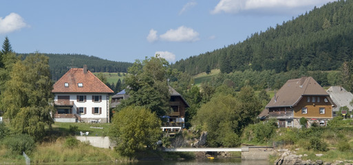 Poster - Schluchsee at summer time