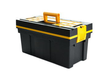 Sticker - Professional tool box on white background