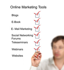 Poster - Online marketing tools