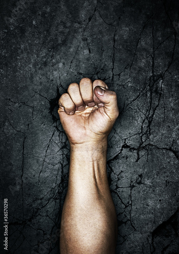 Fototapeta dla dzieci Protest fist