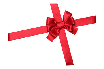 Poster - Red ribbon with bow