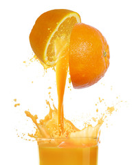 Wall Mural - orange juice