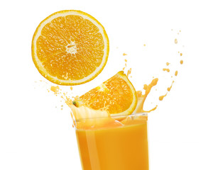 Wall Mural - orange juice